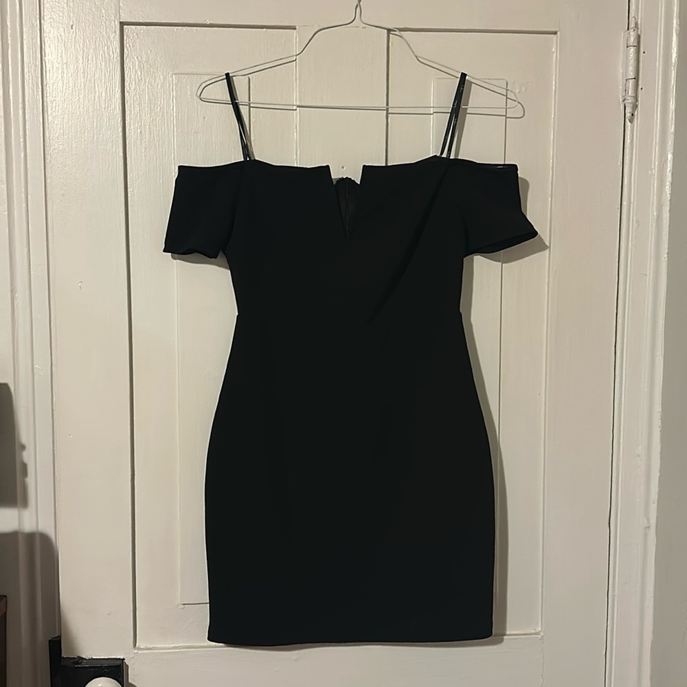 Little black strapless dress